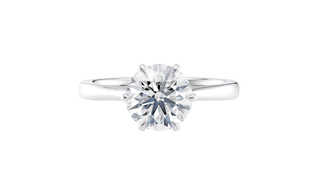 6 Claw Classic Lab Grown Diamond Engagement Ring