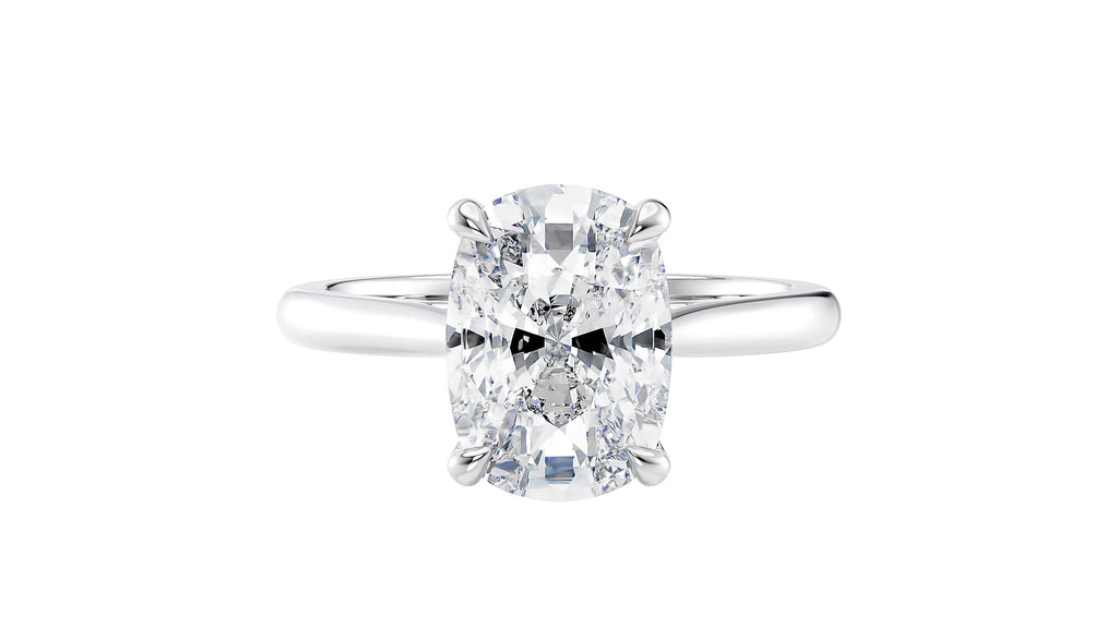 Elongated Cushion Cut Lab Grown Diamond Engagement Ring