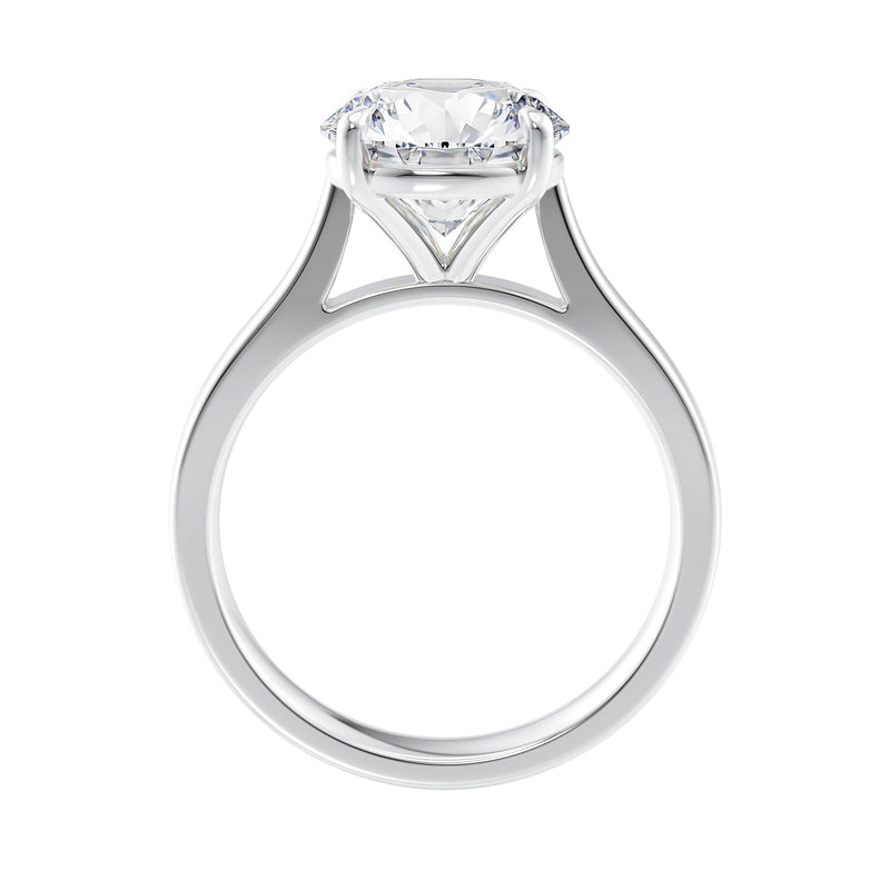 2 carat white gold diamond engagement ring