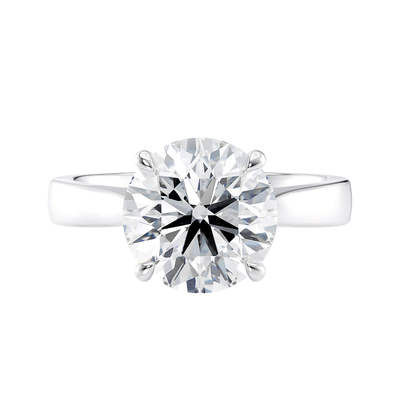 2 carat solitaire diamond ring white gold