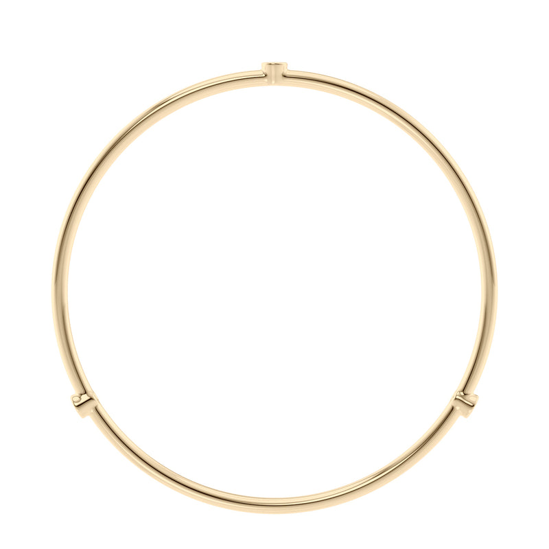 Handmade Solid Gold Bangle 