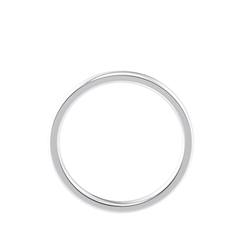 2mm wide white gold wedding ring